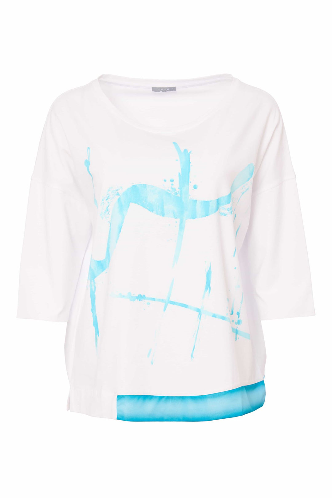 Naya NAS25-124 Top Splash Print 124 165 Blue