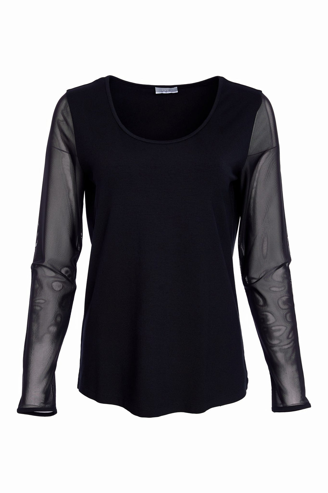 Naya NAW25106 Black Long Net Sleeve Top 09