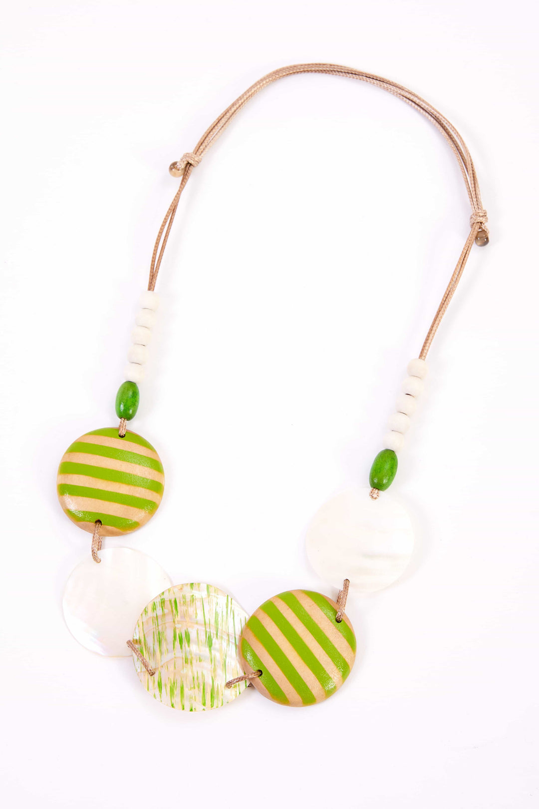 Ora 25 166 Green Beige Necklace