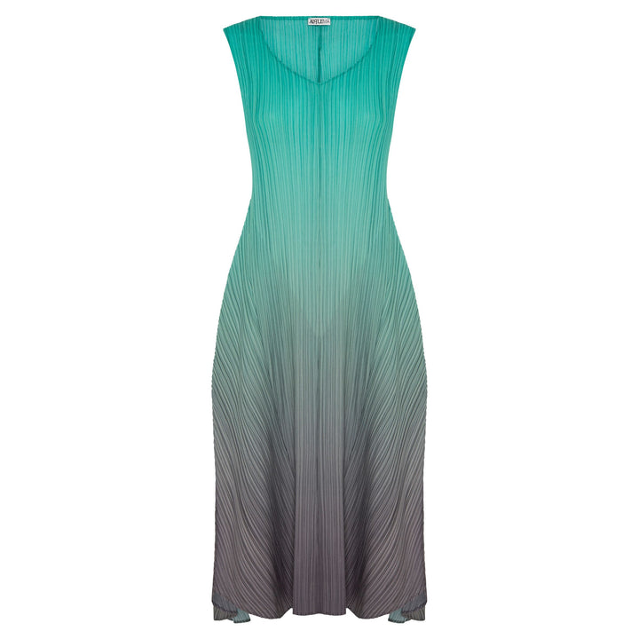 Alquema 17022404 Dress and Coat Vivid Green and Shadow