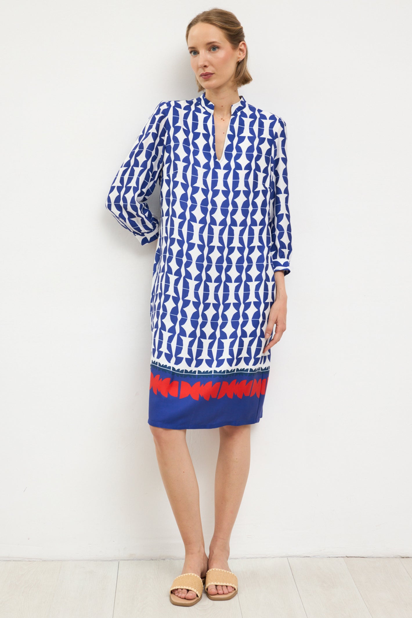 royal blue print dress Bariloche Menta Geometric – Rouge Boutique Inverness Women's US Size:7 Black Slip-On in Italian light pink prom dress