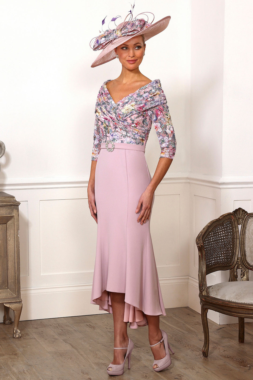 Irresistible IR7533E Petal Pink Occasion Dress - Rouge Boutique Inverness