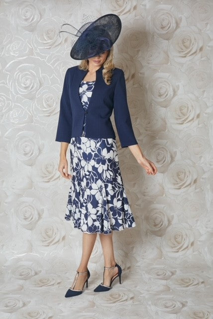 Navy Blue Dress Jacket Glitz 1295 Dress And Jacket Navy Dress Navy