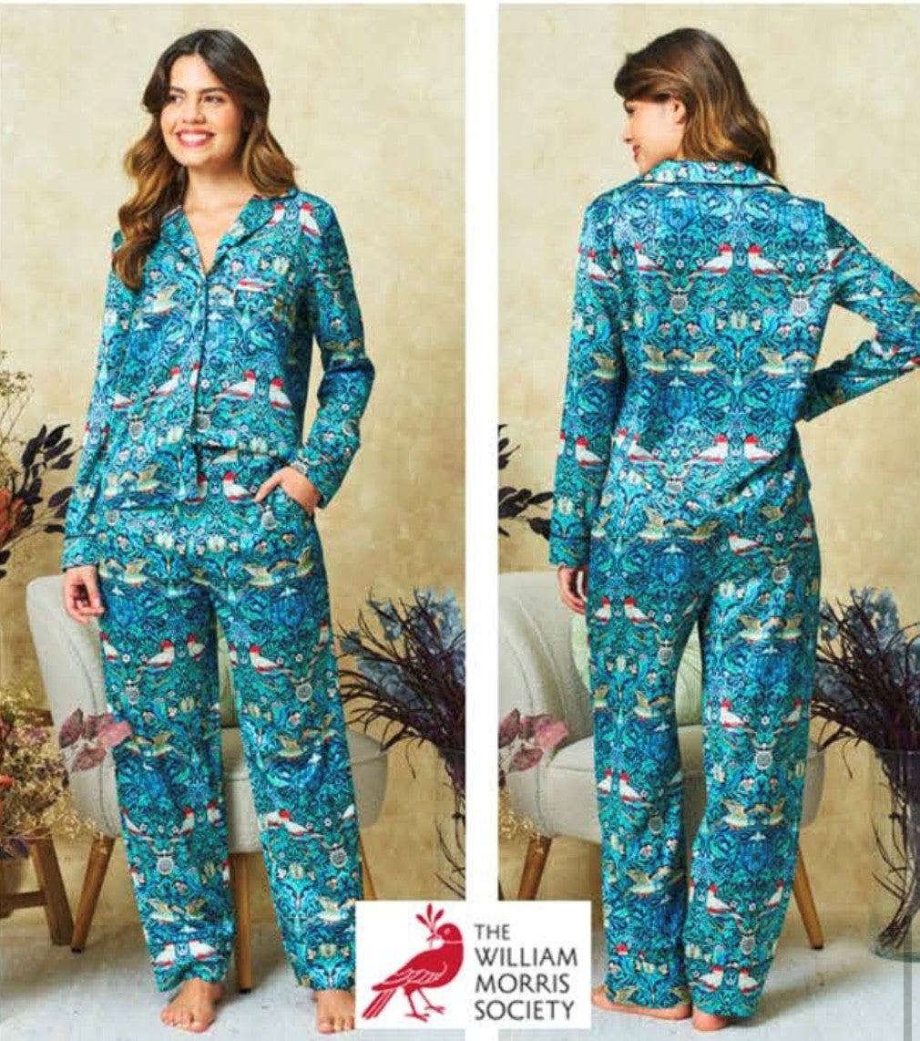 Hope and Ivy The Maggie Turquoise Print PJ's