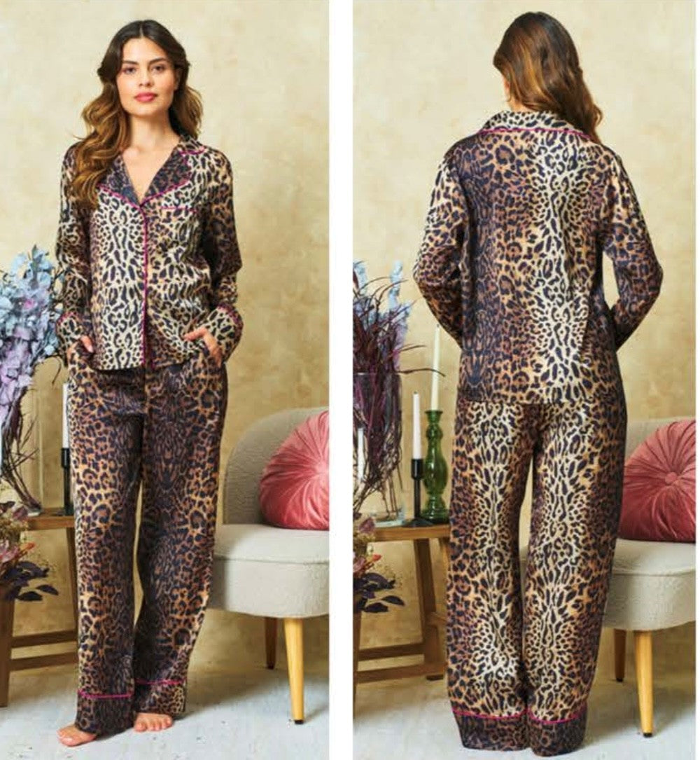 Hope and Ivy The Sindy Animal Print PJ's