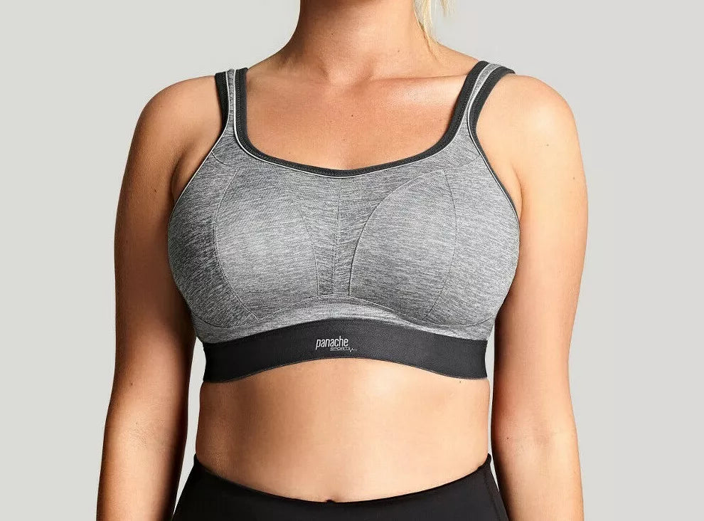 Panache Non Wired Sports Bra 7341B Charcoal