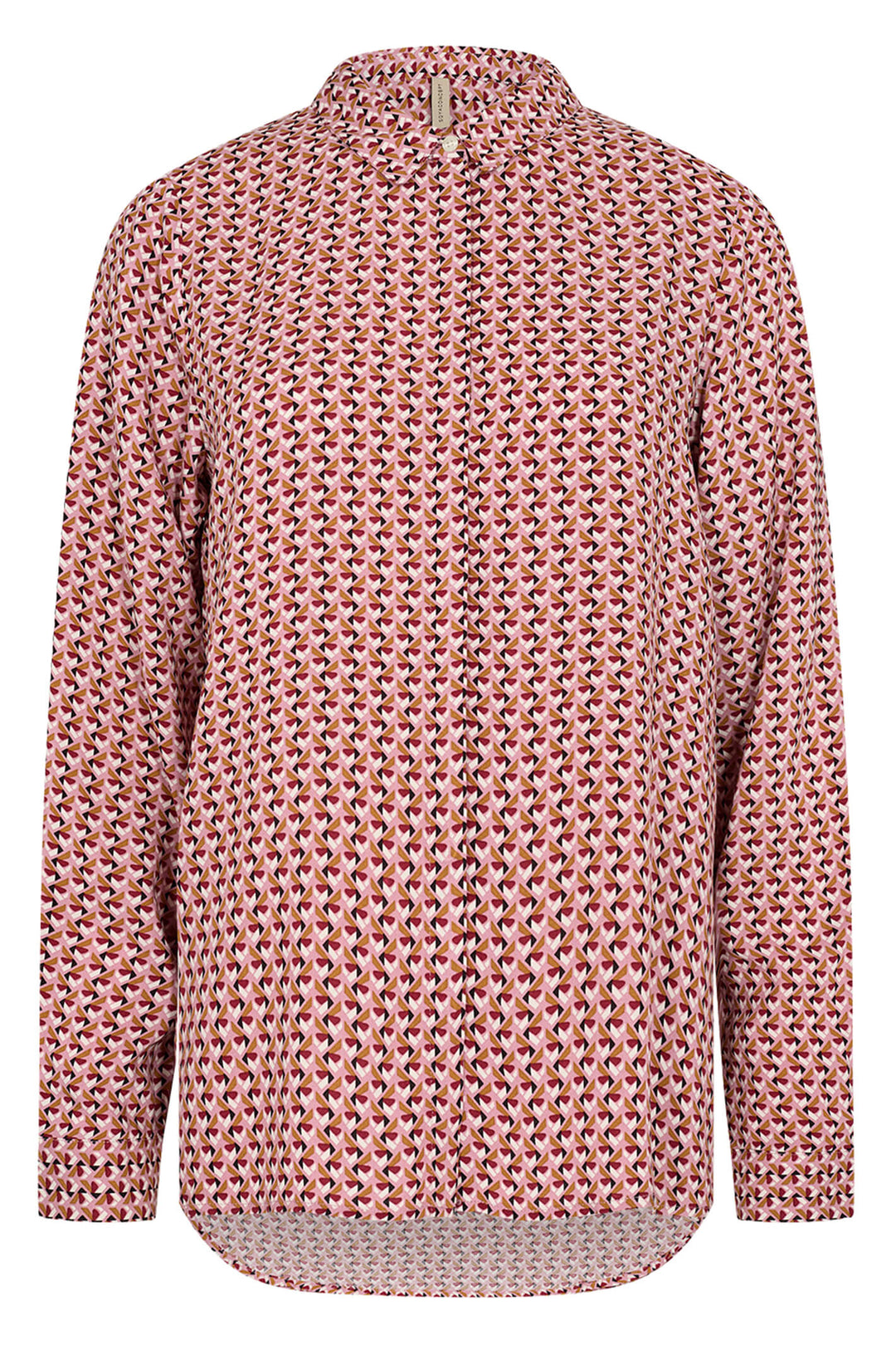Soyaconcept 40354-20 Talita 4455C Shadow Rose Pink Print Shirt - Rouge Boutique