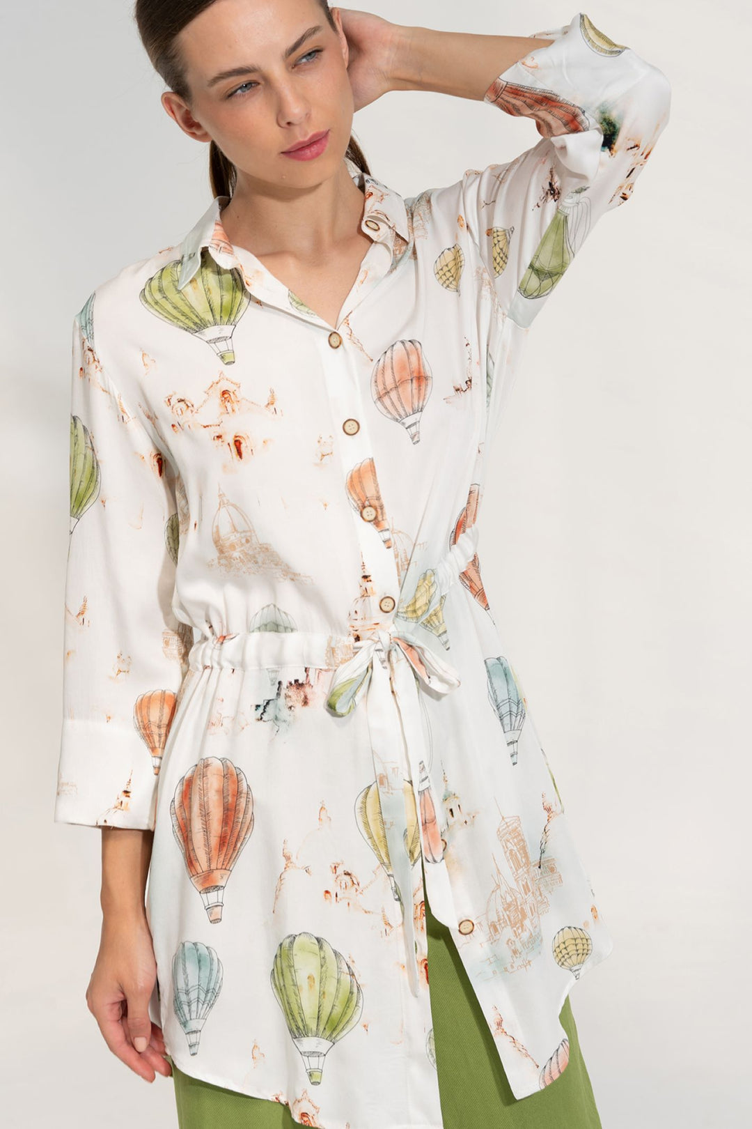 Bariloche Cometa Hot Air Balloon Tunic Top