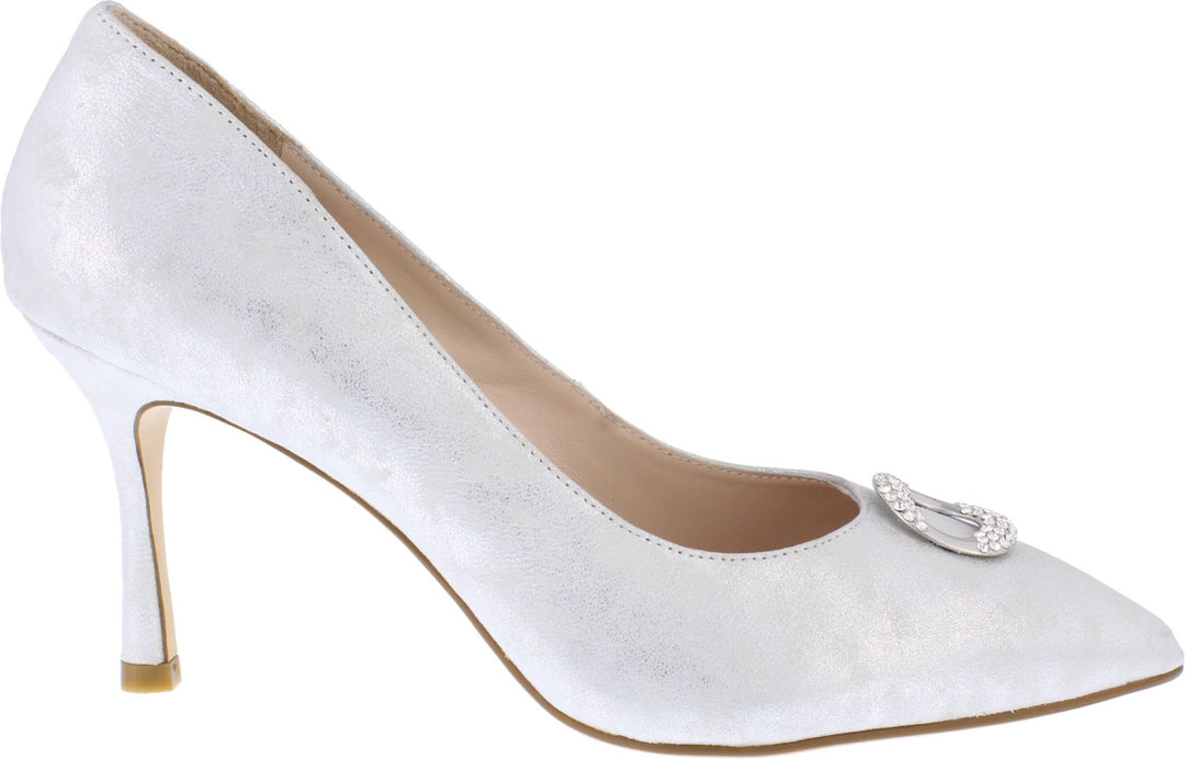 Capollini Judi Silver Occasion Shoe