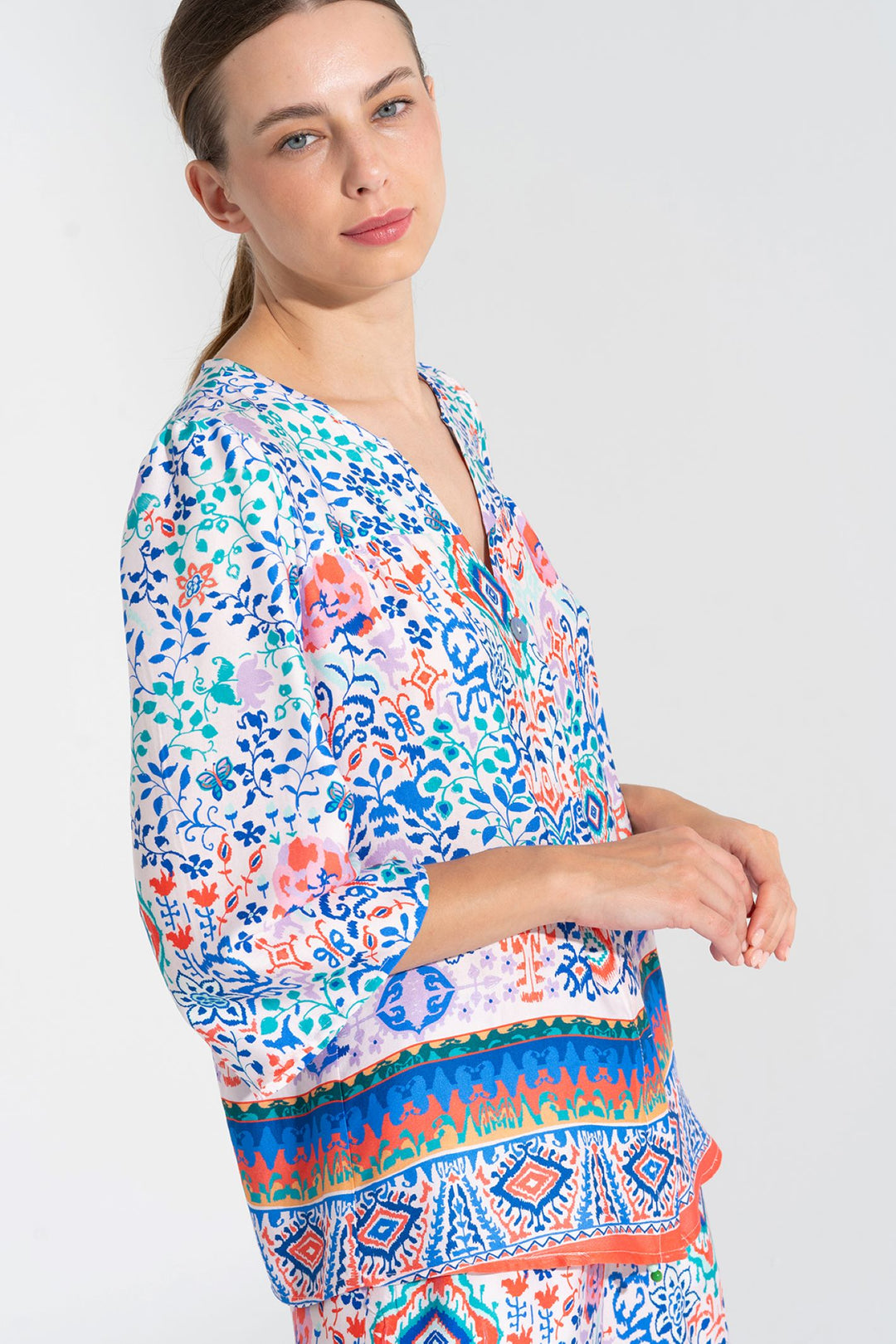 Bariloche Sablera Print Tunic Top