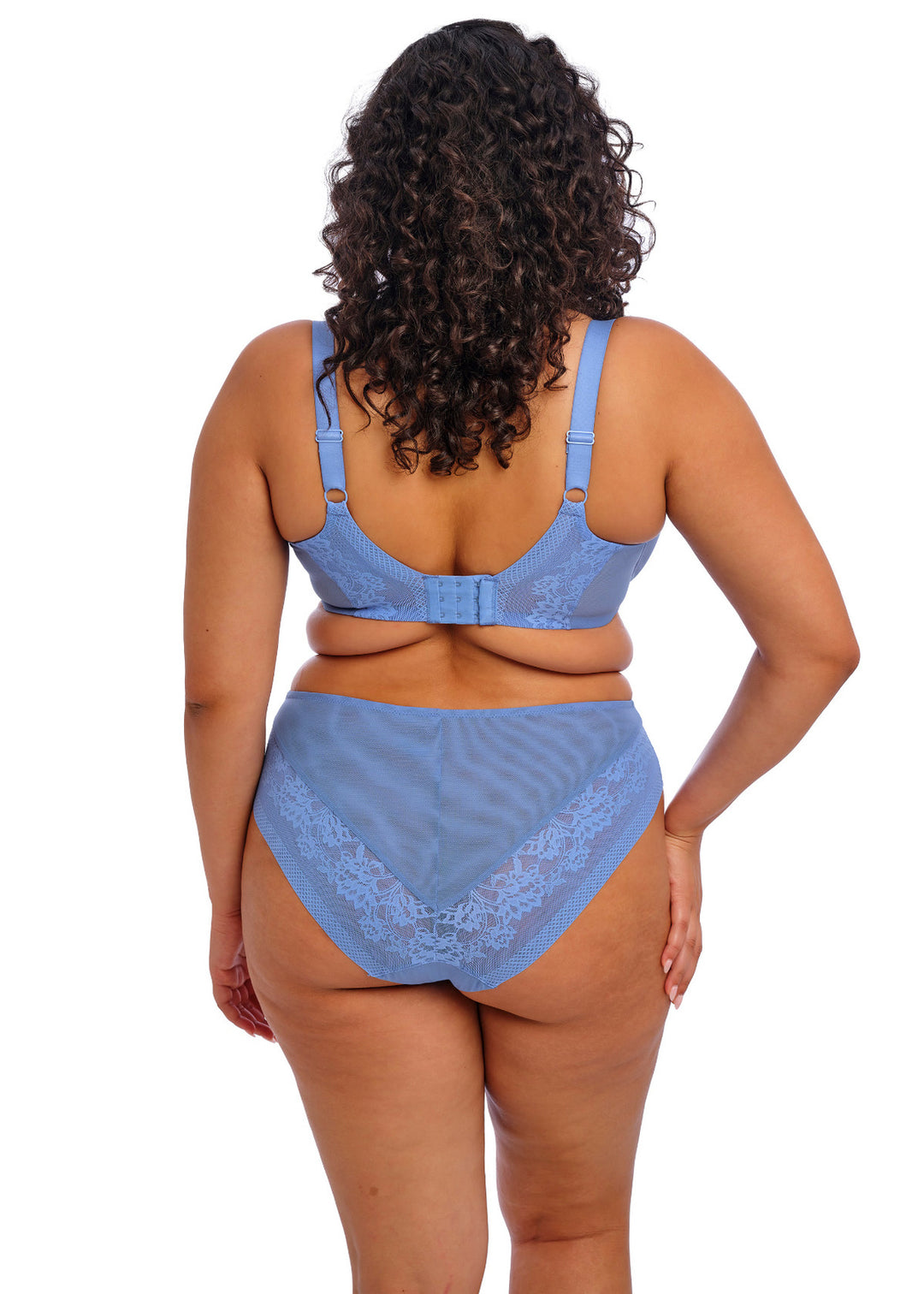 Elomi EL302734COR Nerina Cornflower Blue UW Plunge Stretch Bra