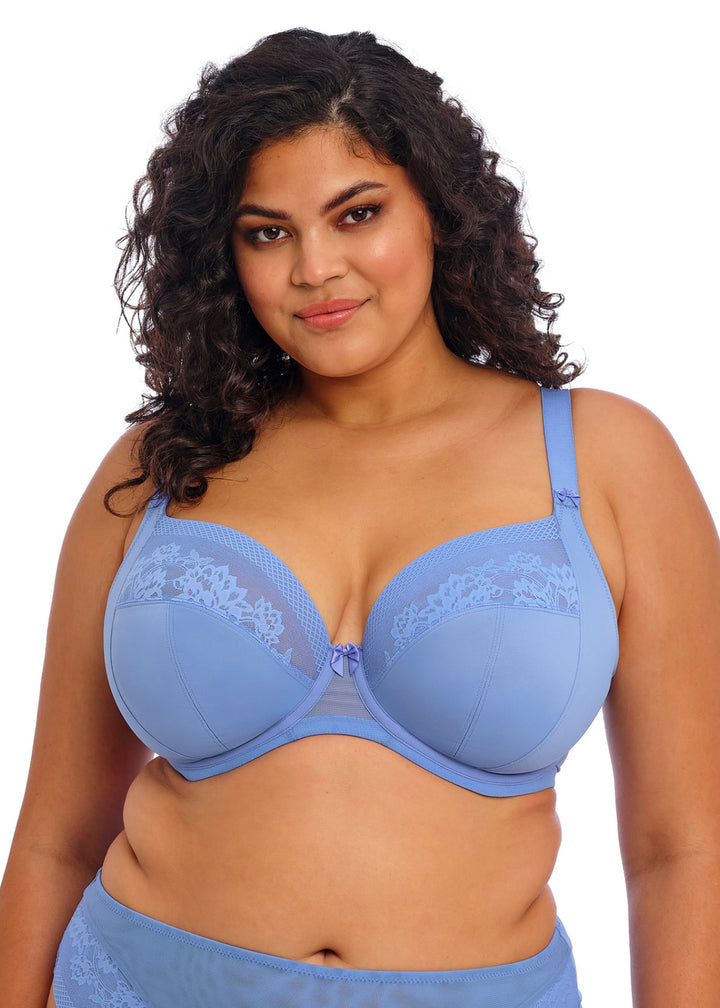 Elomi EL302734COR Nerina Cornflower Blue UW Plunge Stretch Bra