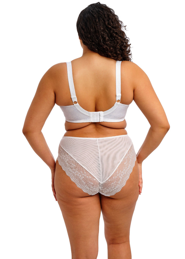 Elomi EL4490 Lucie White Plunge Underwire Full Bra