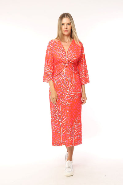 I.nco 2095 Coral Dress Sleeves Lightweight