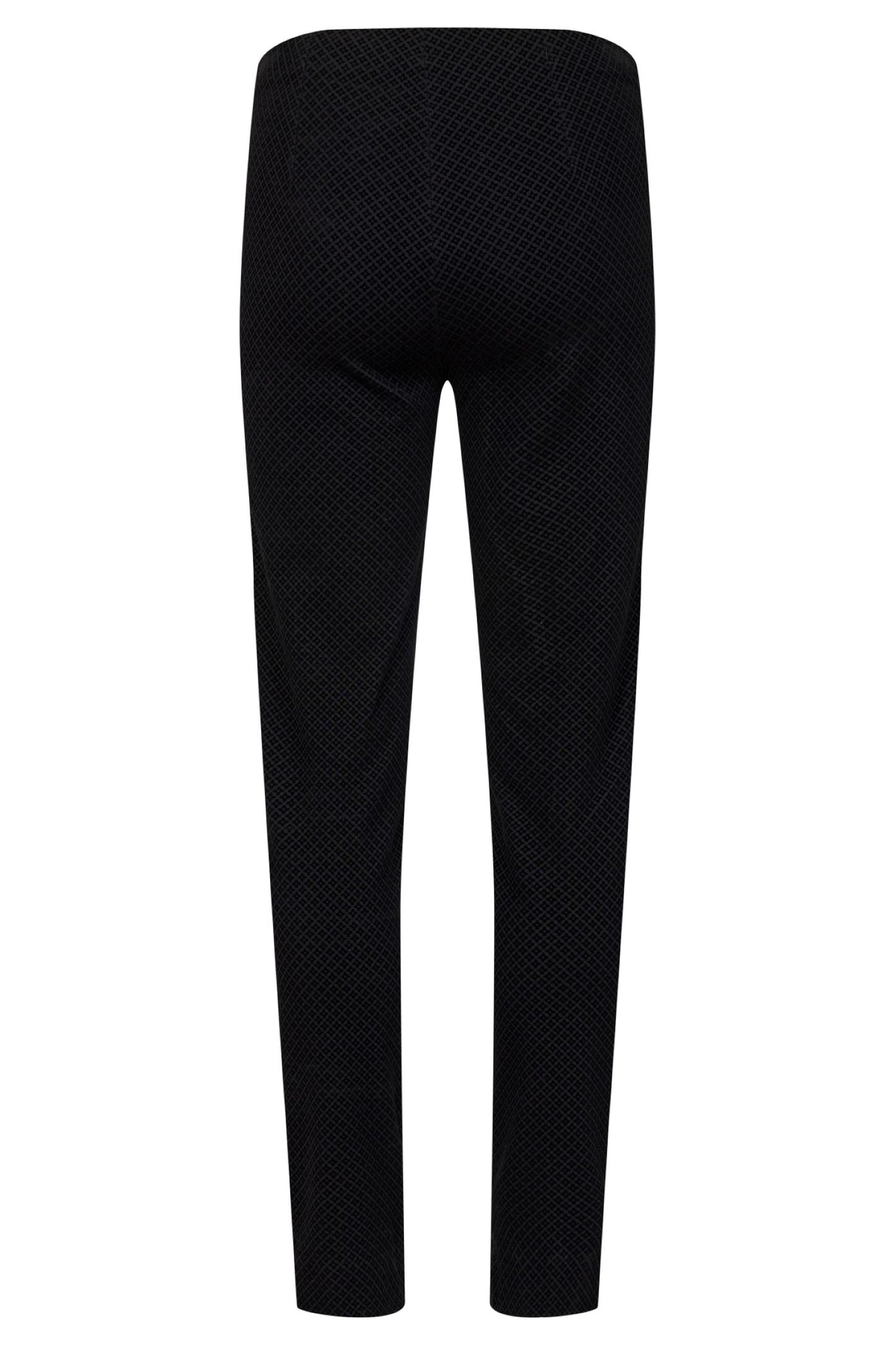 Robell 52499 Mimi Black Print Trouser 75cm