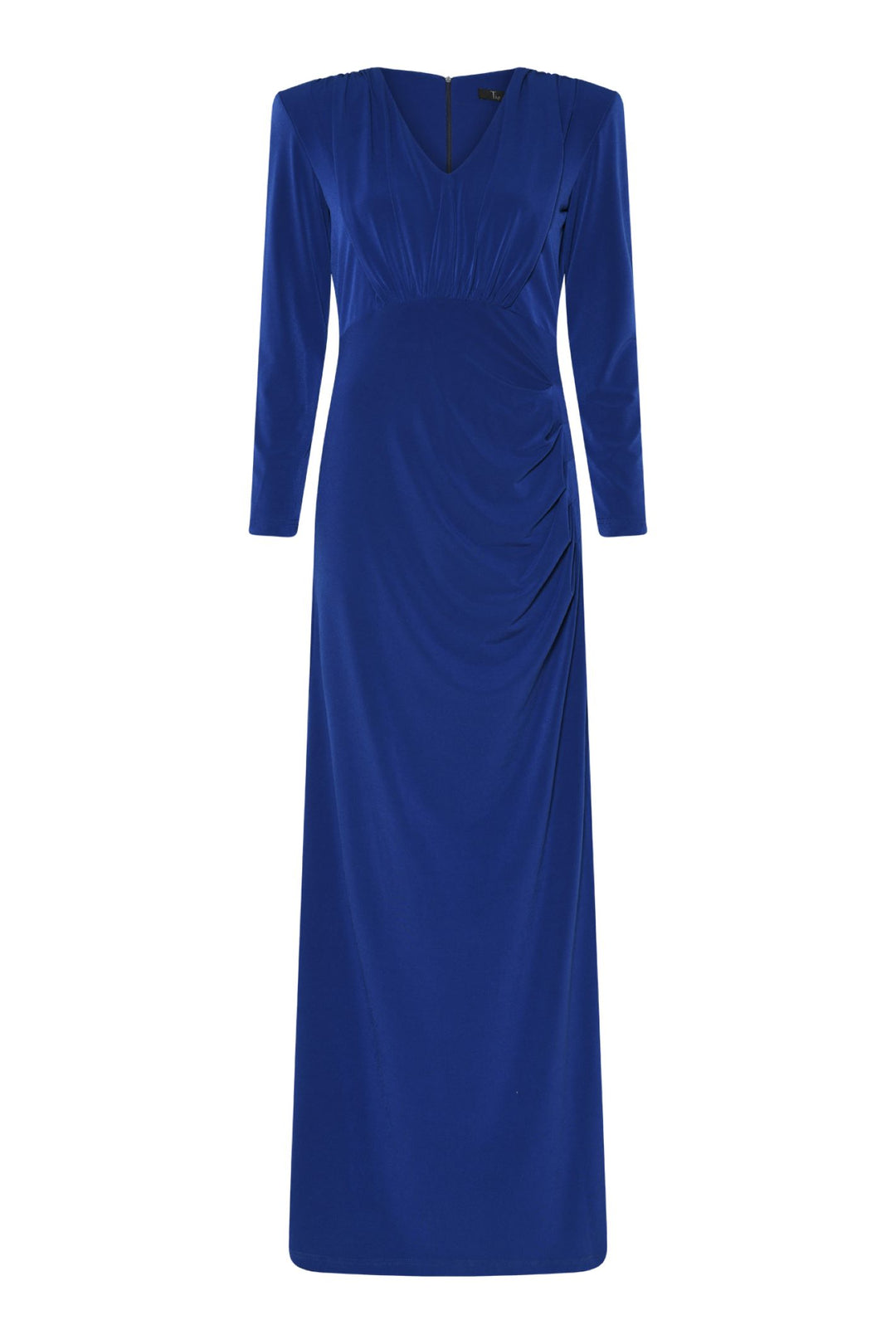 Tia 78673 Royal Blue Maxi Sleeved Evening Dress