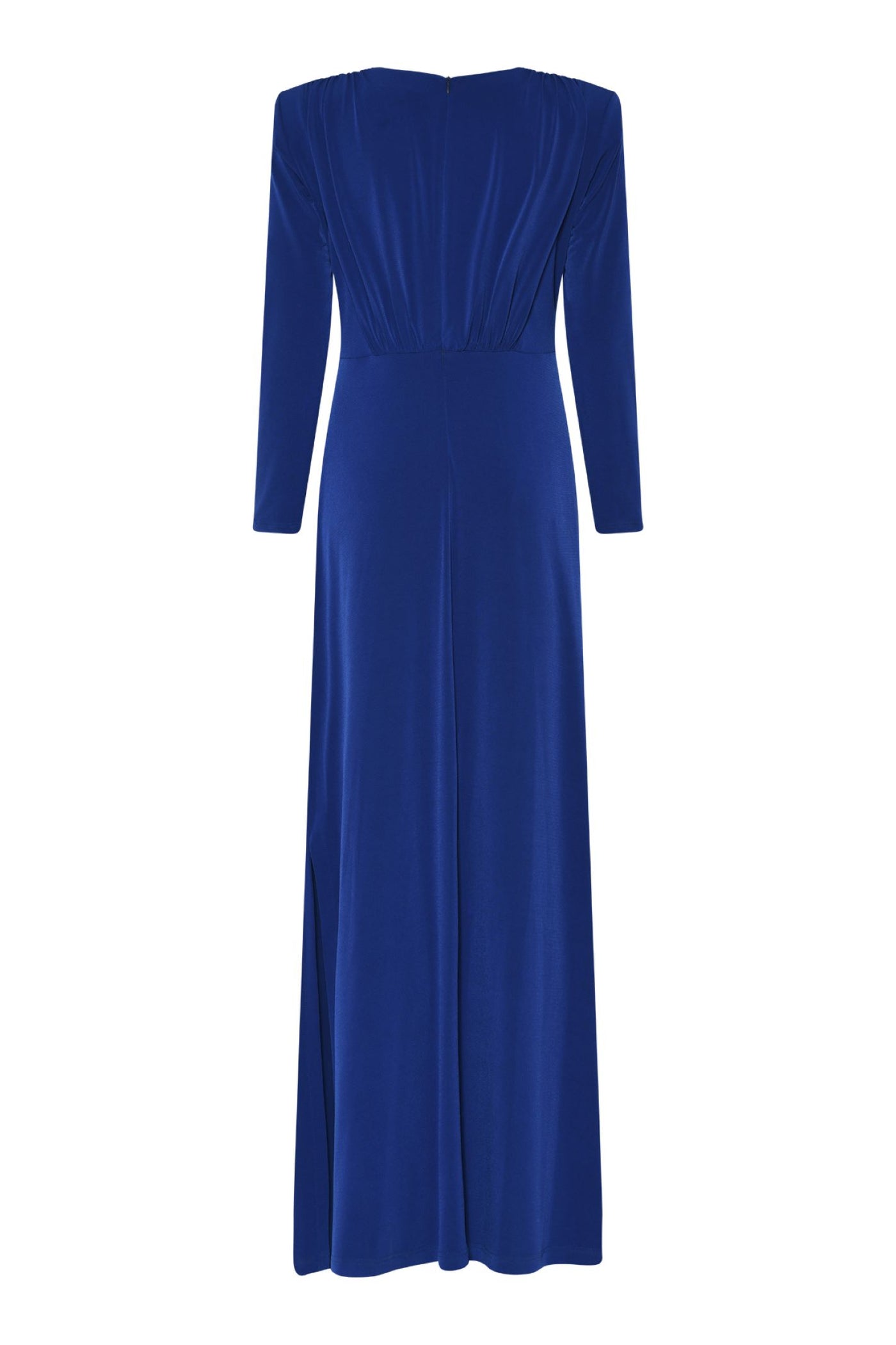 Tia 78673 Royal Blue Maxi Sleeved Evening Dress