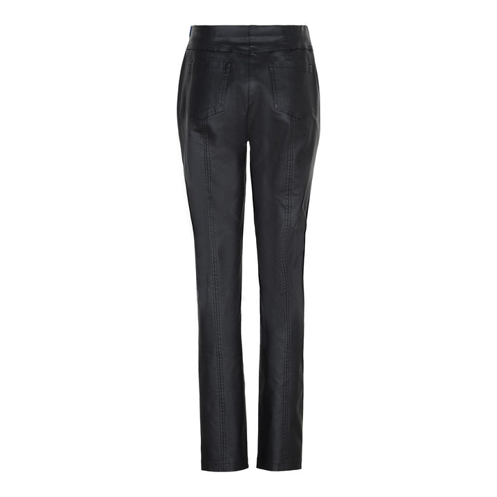 Robell 51599 Bella Pleather Trouser in Black 78CM