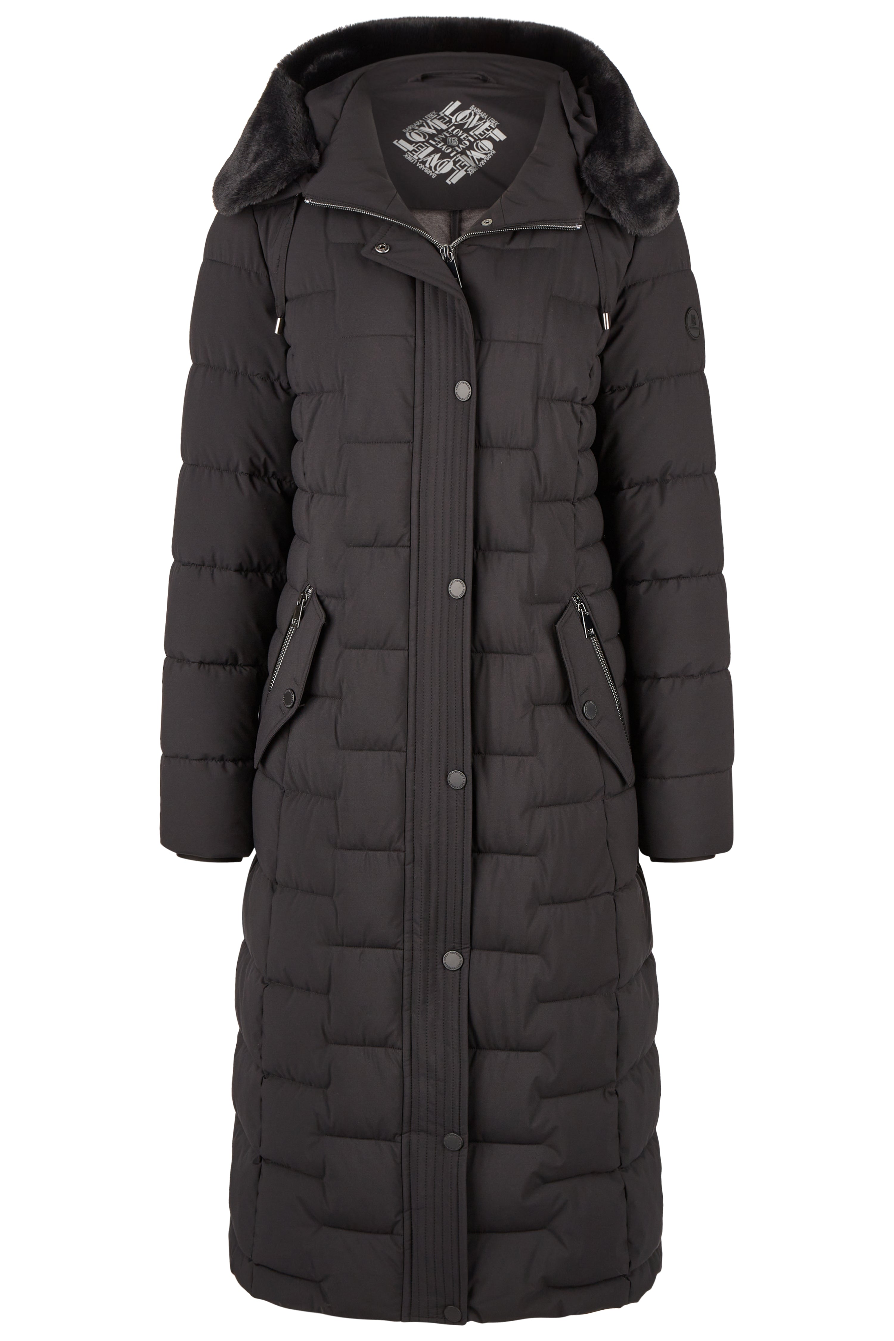 Barbara Lebek 30790052 Black Coat – Rouge Boutique Inverness