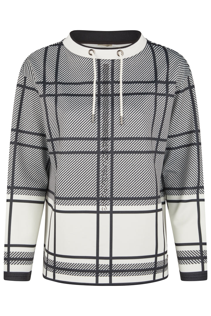 Barbara Lebek 35590052 Black White Jumper