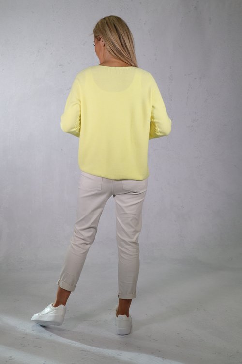 Deck 603  Super Soft V Neck Jumper SKY BLUE