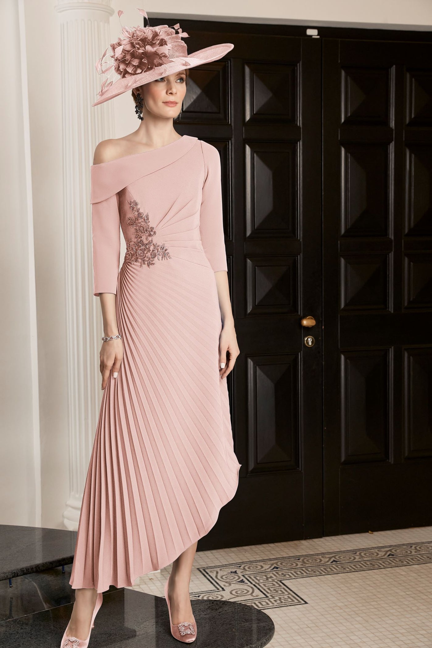 Veni Infantino 992132 Petal Pleat Dress