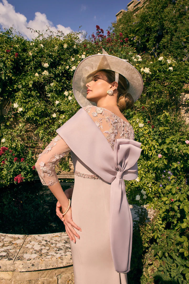 Veni Infantino 992746 Vintage Rose Dress with Bow Back Detail