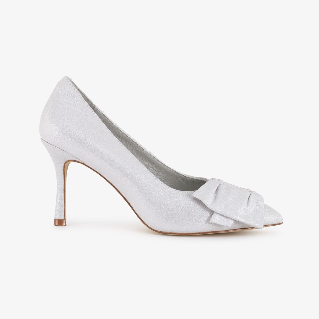 Capollini Elinor Glacier Jewel Sash Court Heeled Shoe