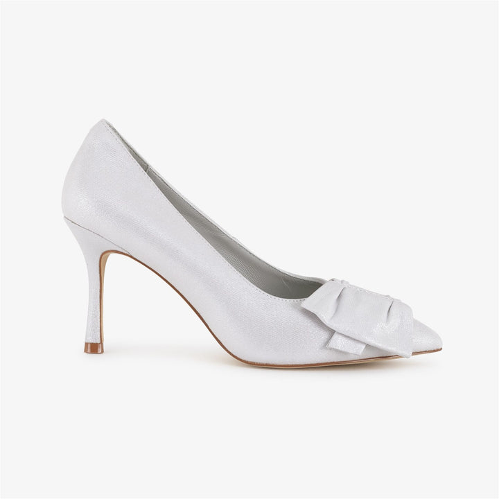Capollini Elinor Glacier Jewel Sash Court Heeled Shoe