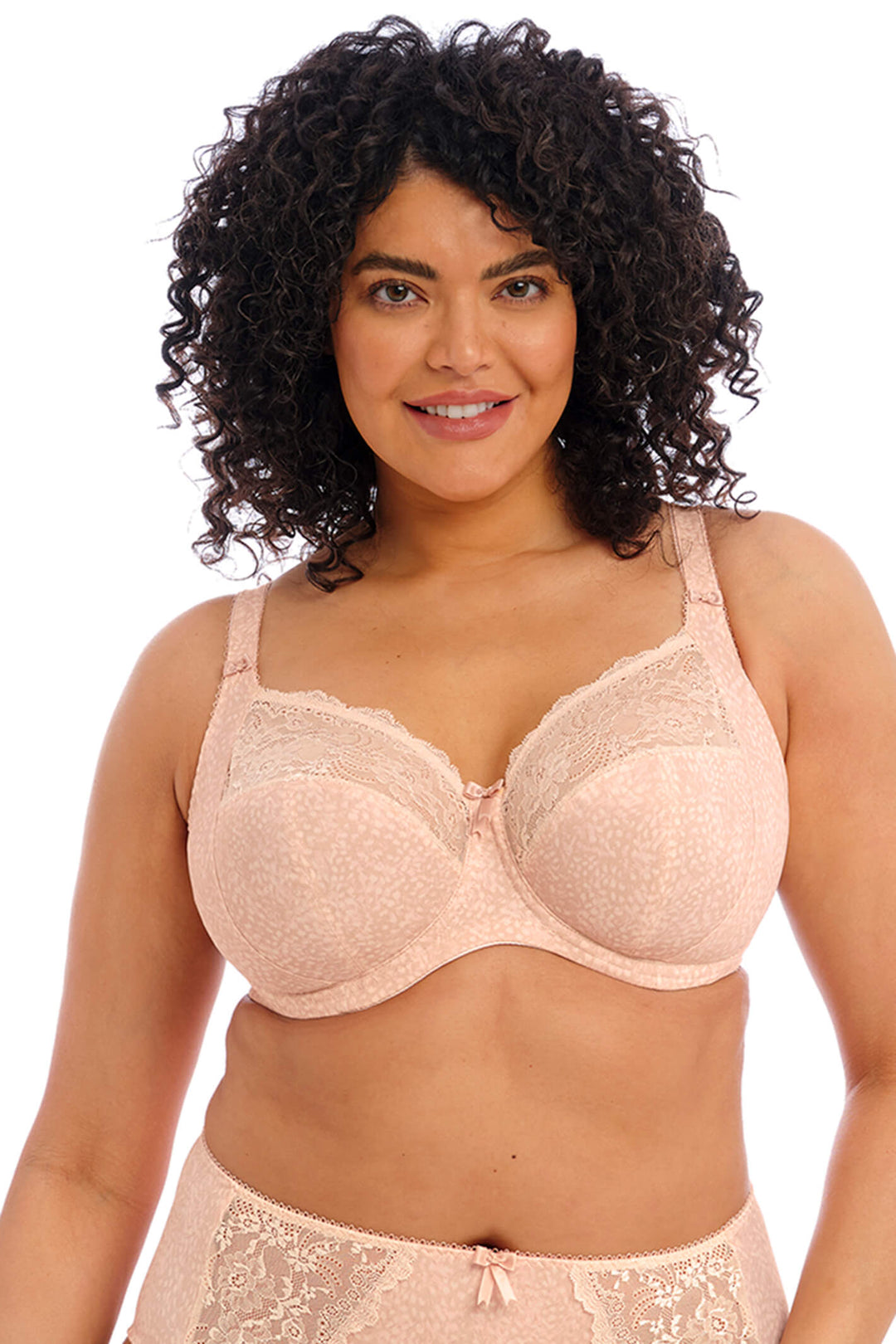 Elomi EL4110CRO Morgan Pink Cameo Rose Stretch Banded Underwired Bra - Rouge Boutique Inverness