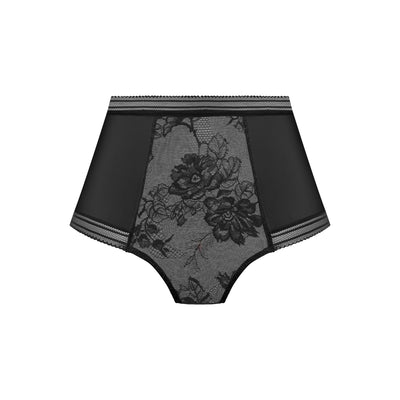 Fantasie FL102352 Fusion Lace High Waist Brief Black