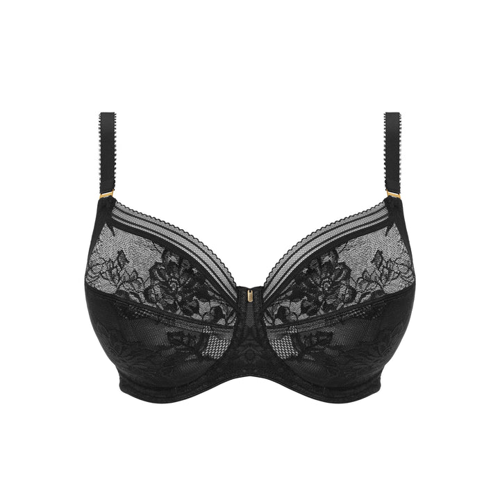 Fantasie FL102301 Fusion Lace Full Cup Side Support Black Bra