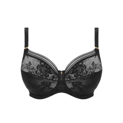 Fantasie FL102301 Fusion Lace Full Cup Side Support Black Bra