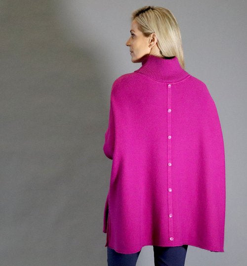 Deck by Decollage VC333 NAVY Oversized Jumper Bat Wing Sleeve