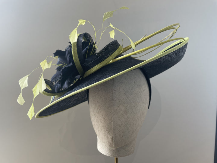 Ivy Lime NAVY Hat Hire Hatinator