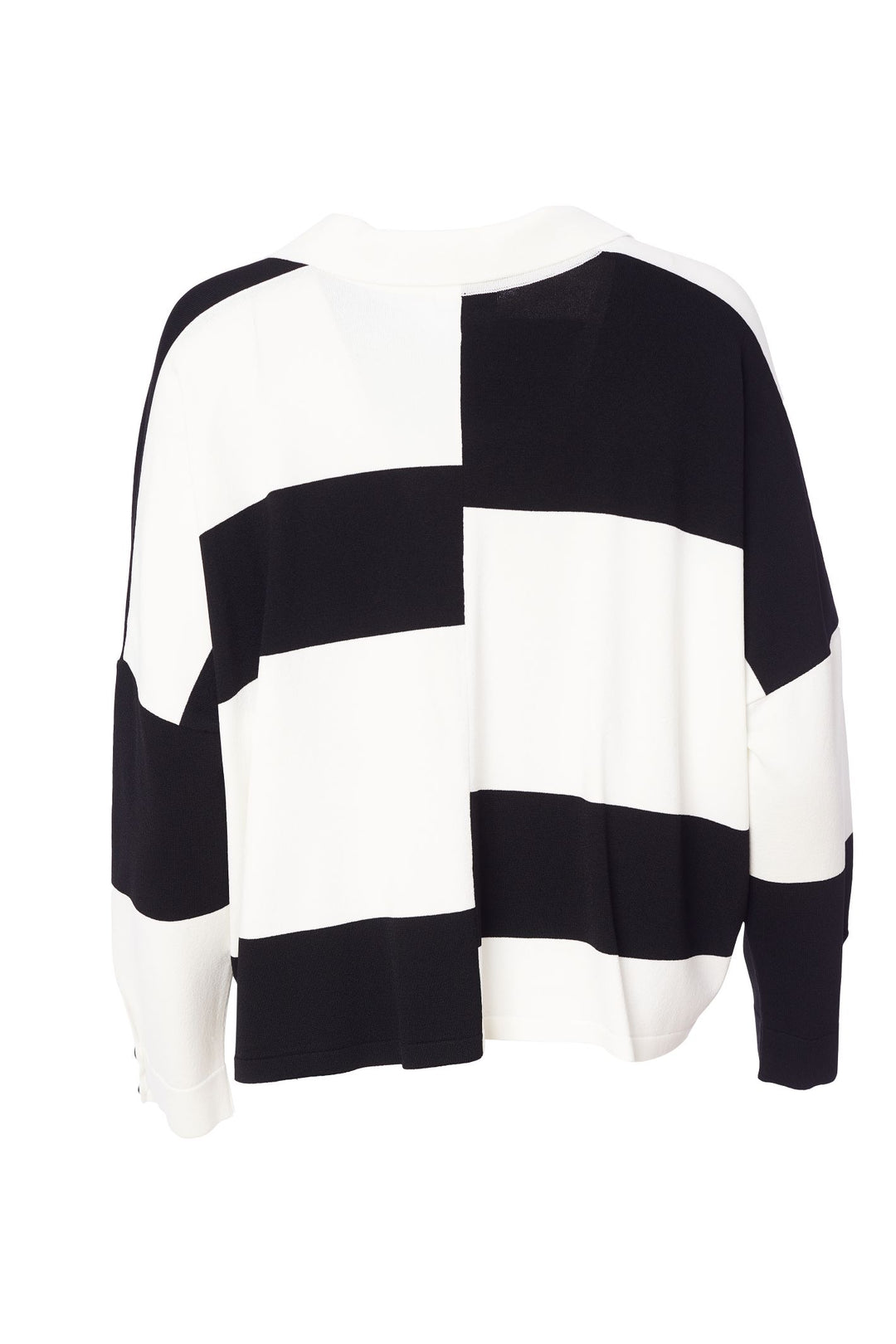 Naya NAS24133 Block Stripe Top Black and White