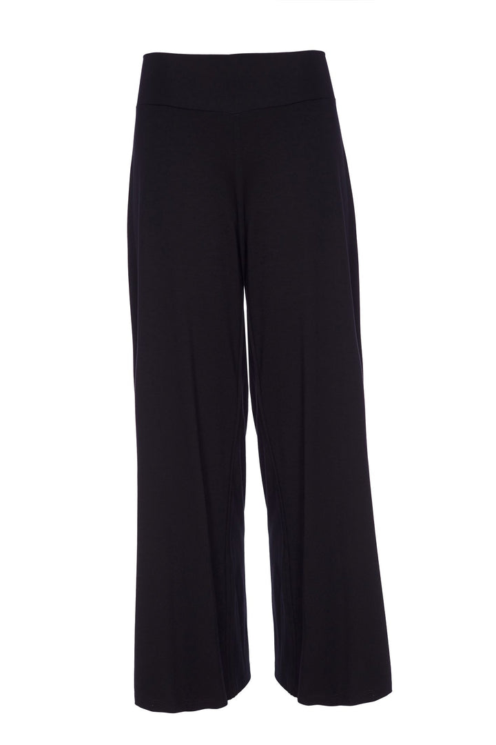 Naya NAS24153 Wide Leg Crop Trouser BLACK