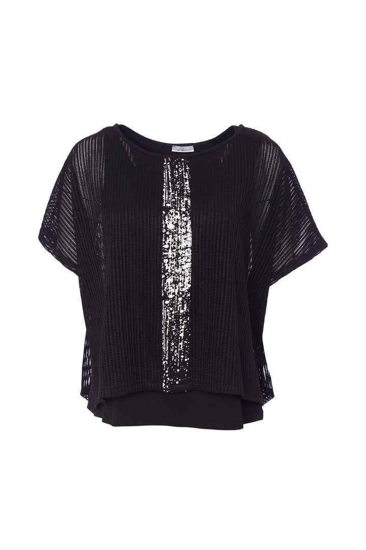 Naya NAS24198 Loose Weave Top Line Black