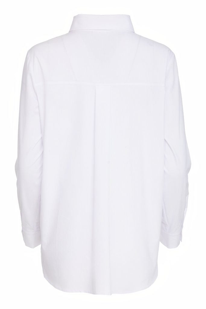 Naya NAW25182 White Colour Strip Cotton Shirt 109