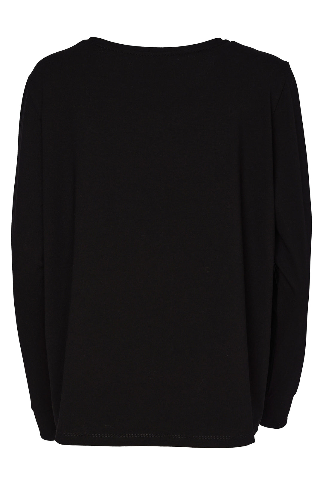Naya Black Avocado Green Placement Print Top, styled
