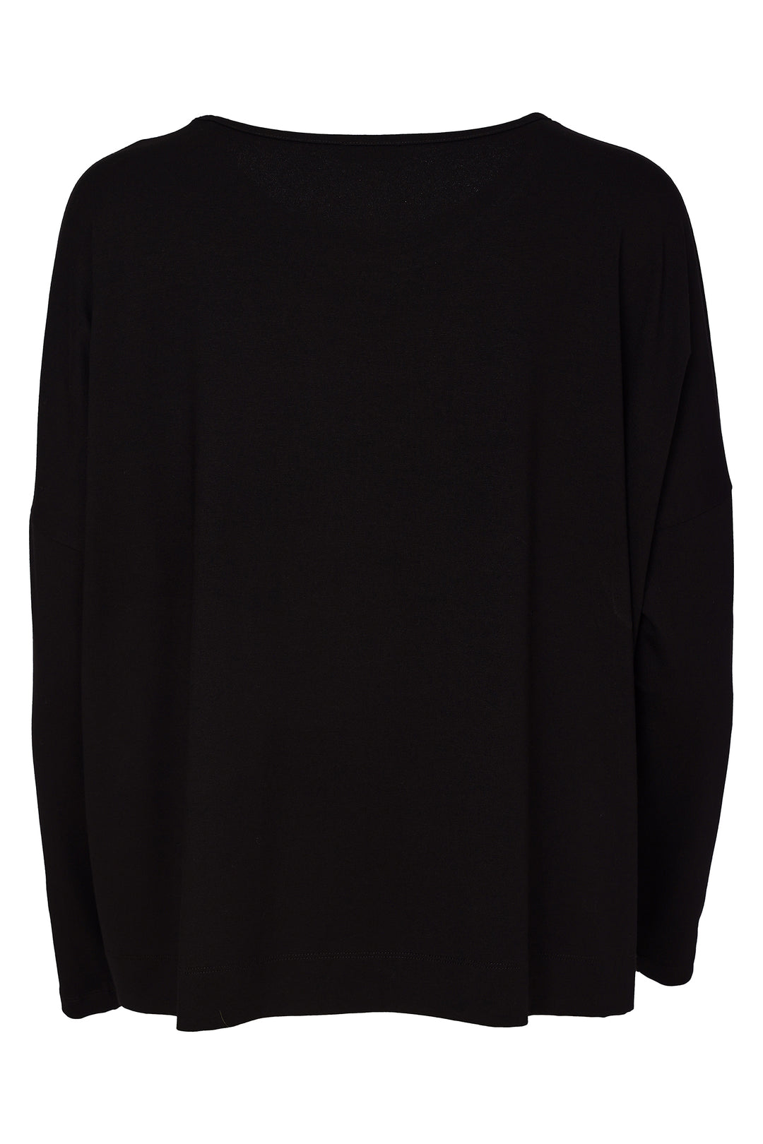 Naya Black Clove Orange Colour Block Placement Print Top, flat lay