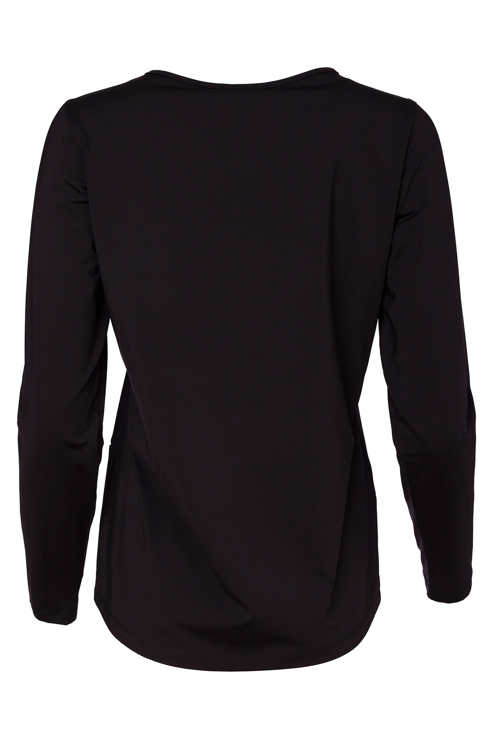 Naya Black Basic Jersey Long Sleeve Top, detail
