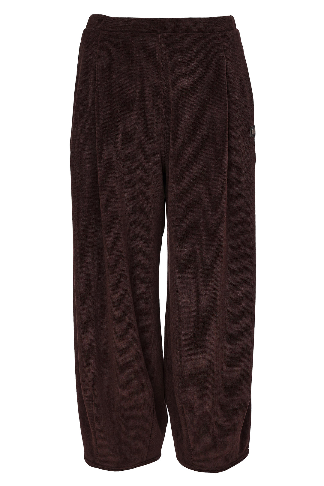 Naya Choko Brown Soft Cord Trouser, close-up