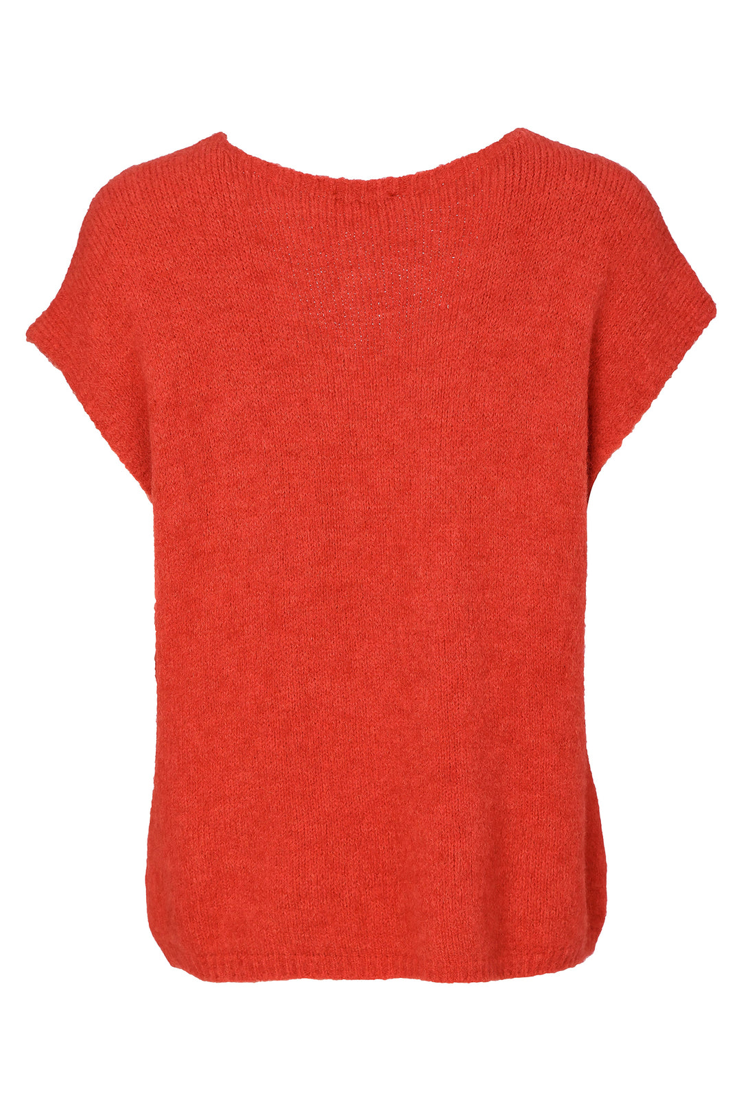 Naya Tigerlily Orange Vee Neck Soft Knit, back