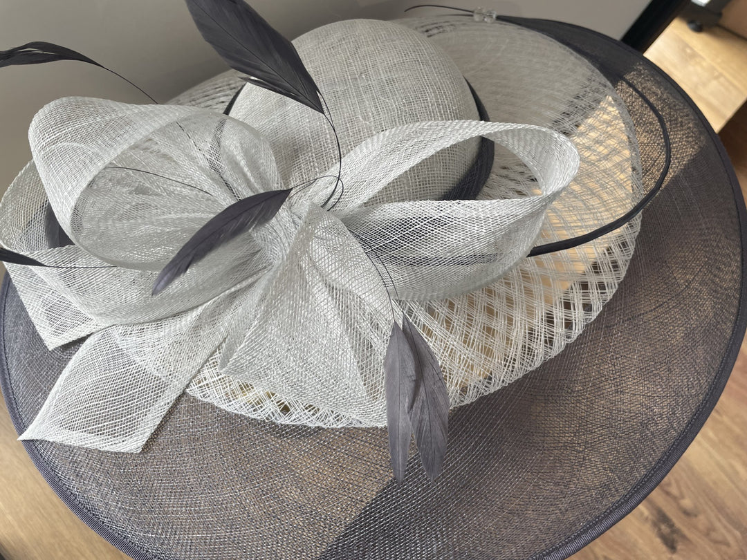 Sylvia Hat Hire Hatinator Navy and Mint