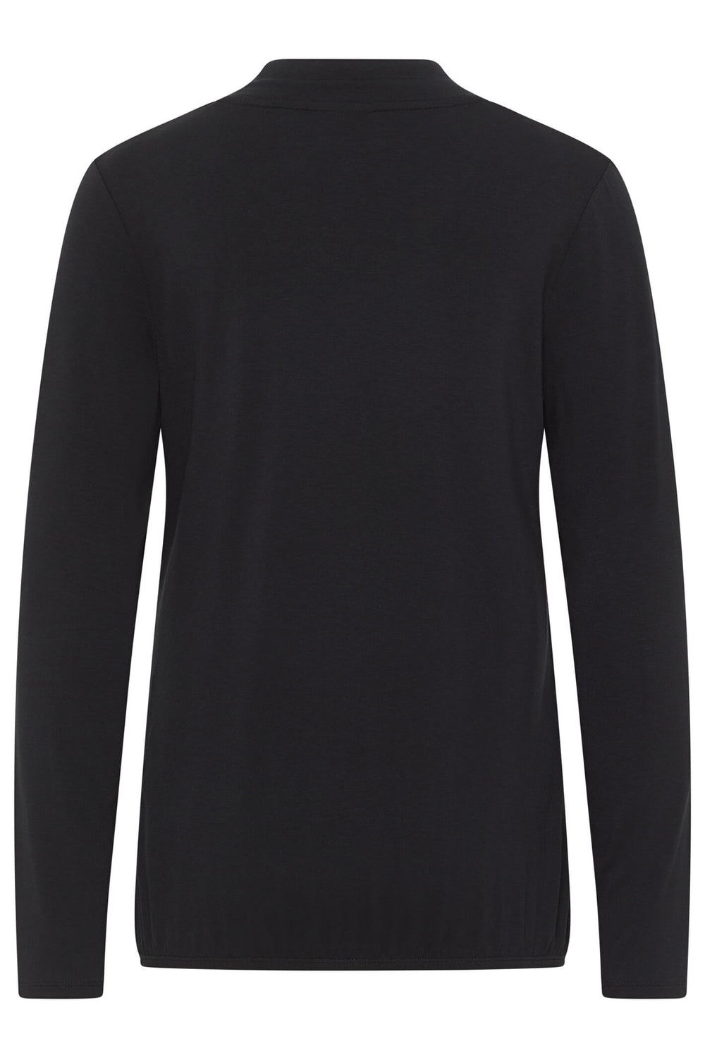 Barbara Lebek 36010032 Black Drawstring Neck Long Sleeve Top - Rouge Boutique