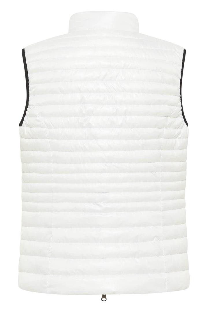 Barbara Lebek 36050032 Off White Reversible Padded Gilet - Rouge Boutique