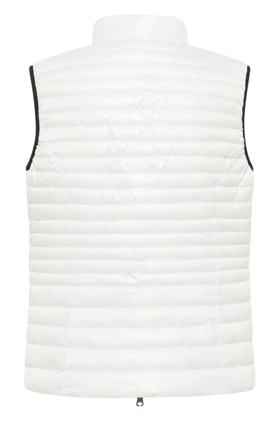 Barbara Lebek 36050032 Off White Reversible Padded Gilet - Rouge Boutique