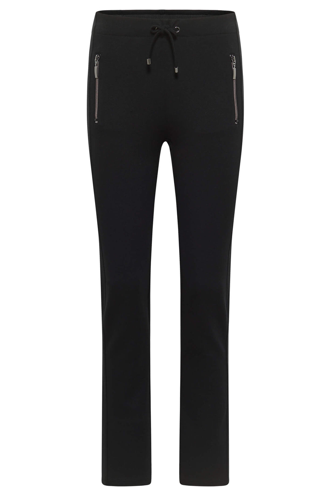 Barbara Lebek 45530032 Black Pull On Trousers With Zip Pockets - Rouge Boutique