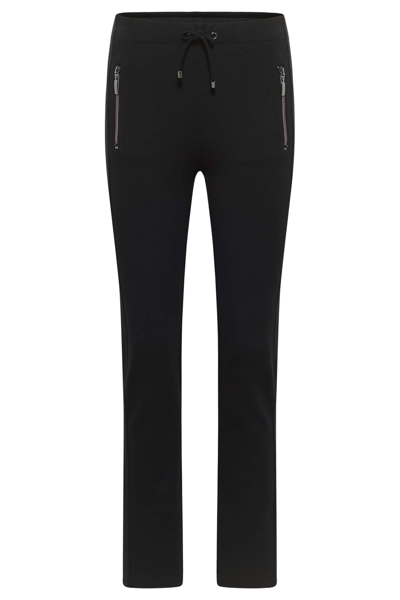 Barbara Lebek 45530032 Black Pull On Trousers With Zip Pockets - Rouge Boutique